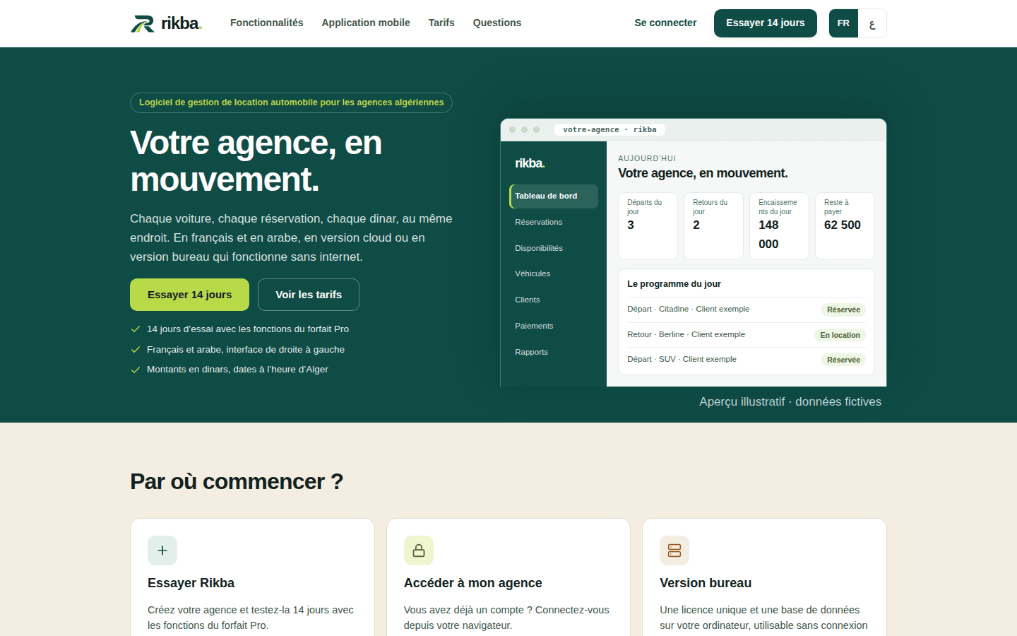 Rikba home page